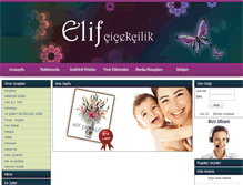 Tablet Screenshot of elif-cicekcilik.com